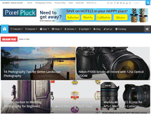 Tablet Screenshot of pixelpluck.com